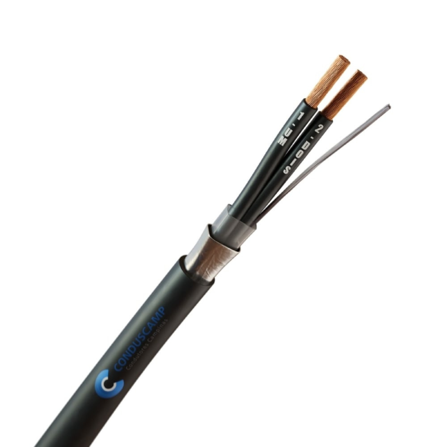 Cabo Comando/Controle 2x0,50 mm² Preto