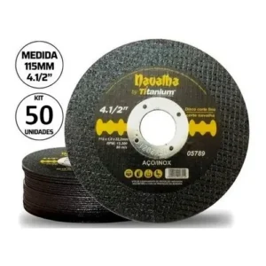 Disco de Corte Fino Navalha 4.1/2 Pol. 13,300 RPM TITANIUM